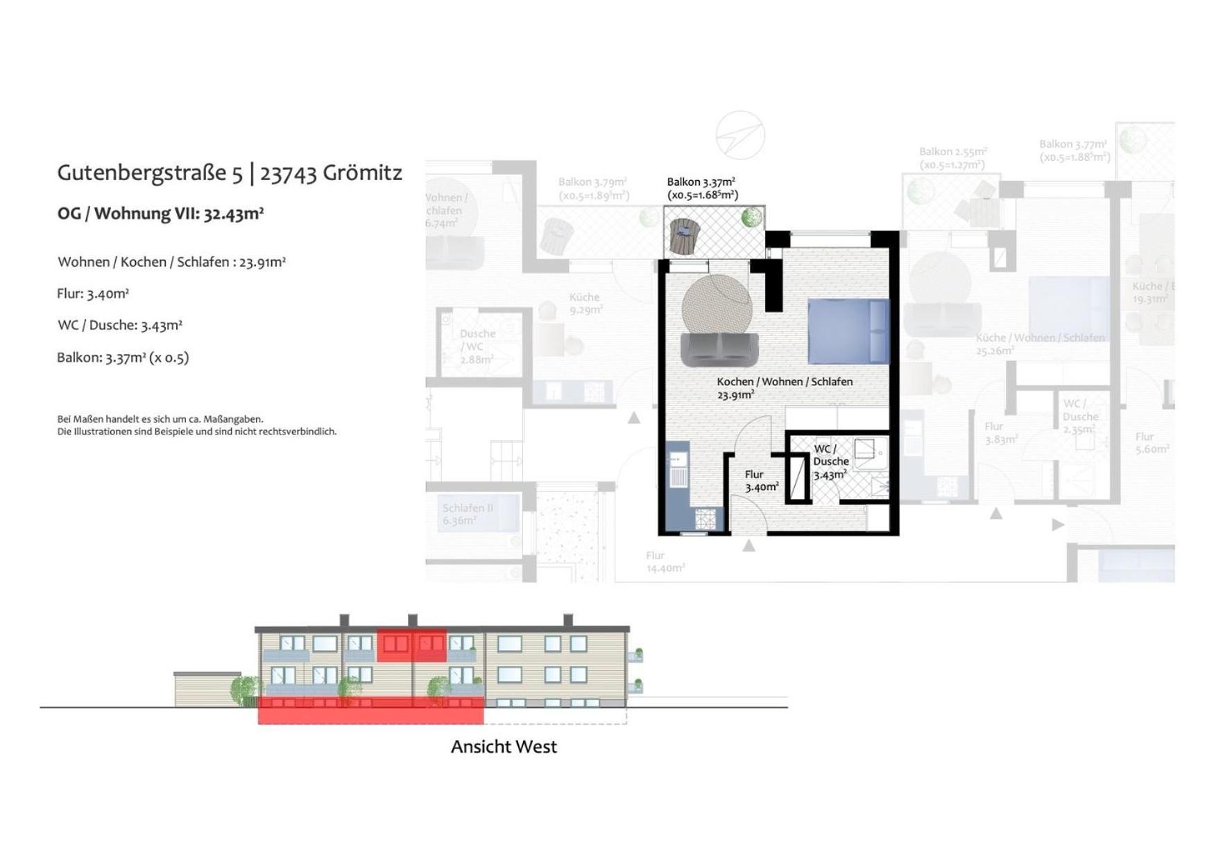 Ostsee-Quartier 7 Gutenbergstrasse 5 Apparto เกรอมิทซ์ ภายนอก รูปภาพ